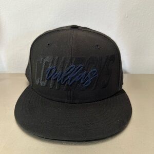 New Era Dallas cowboy Black 59FIFTY Cap